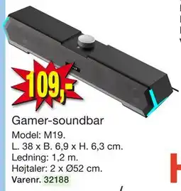 Harald Nyborg Gamer-soundbar tilbud