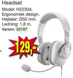 Harald Nyborg Headset tilbud