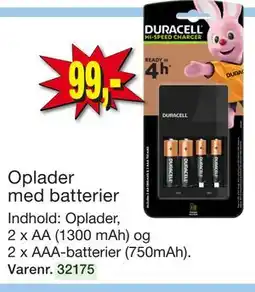 Harald Nyborg Oplader med batterier tilbud