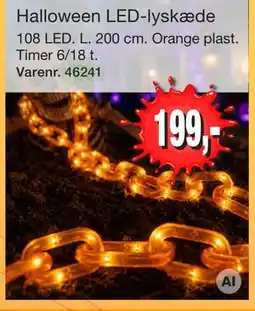 Harald Nyborg Halloween LED-lyskæde tilbud