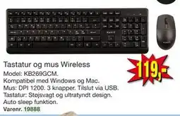 Harald Nyborg Tastatur og mus Wireless tilbud