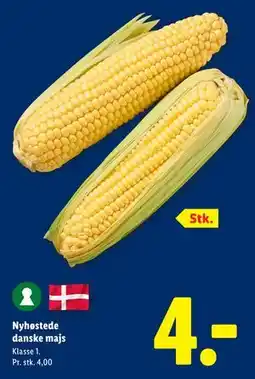 Lidl Nyhøstede danske majs tilbud