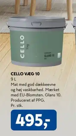 Davidsen Cello væg 10 tilbud