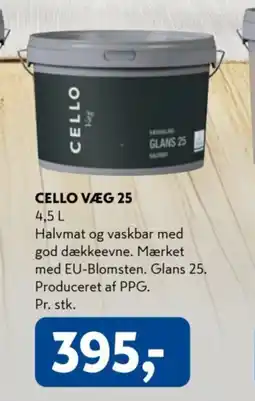 Davidsen Cello væg 25 tilbud