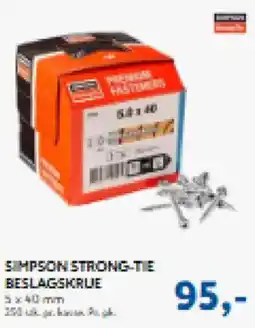 Davidsen Simpson Strong-Tie beslagskrue tilbud