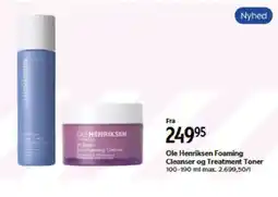 Matas Ole Henriksen Foaming Cleanser og Treatment Toner tilbud