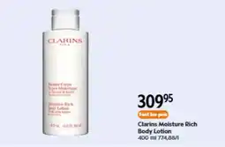 Matas Clarins Moisture Rich Body Lotion tilbud