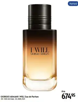 Matas Giorgio Armani i will tilbud