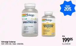 Matas Solaray Spektro 50+ Magnesium Glycinate tilbud