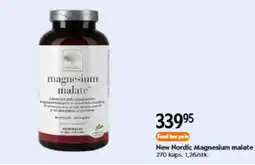 Matas New Nordic Magnesium malate tilbud
