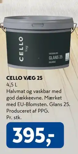 Davidsen CELLO VÆG 25 tilbud