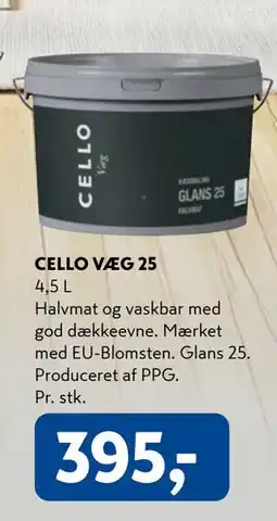 Davidsen CELLO VÆG 25 tilbud