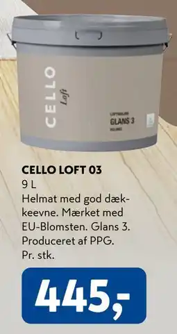 Davidsen CELLO LOFT 03 tilbud