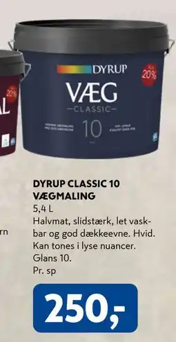Davidsen DYRUP CLASSIC 10 VÆGMALING tilbud