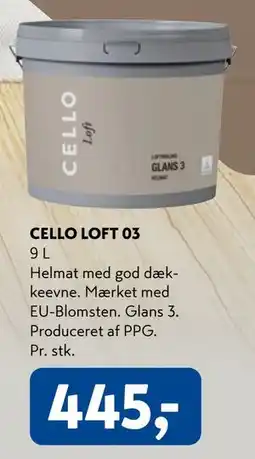 Davidsen CELLO LOFT 03 tilbud