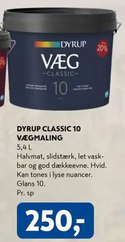 Davidsen DYRUP CLASSIC 10 VÆGMALING tilbud