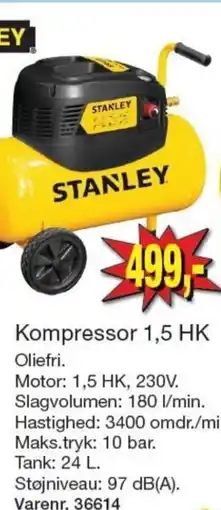 Harald Nyborg Kompressor 1,5 HK tilbud