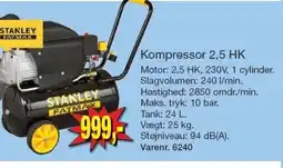 Harald Nyborg Kompressor 2,5 HK tilbud
