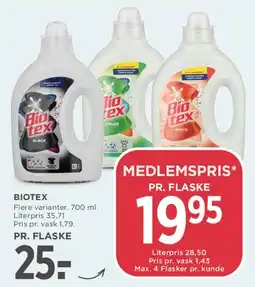 MENY Biotex tilbud