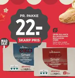MENY Grøn Balance Økologisk Smør tilbud