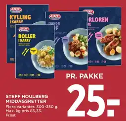 MENY Steff Houlberg middagsretter tilbud