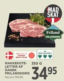 MENY Nakkekoteletter af dansk frilandsgris tilbud