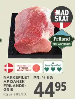 MENY Nakkefilet af dansk frilandsgris tilbud