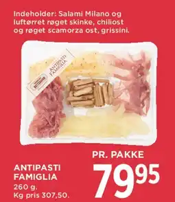 MENY Antipasti Famiglia (pr. pakke) tilbud