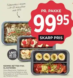 MENY Nemme retter fra slagteren (Pr. pakke) tilbud