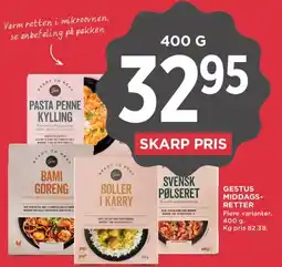 MENY Gestus middagsretter (400 g) tilbud