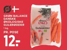 MENY Grøn Balance Danske økologiske gulerødder tilbud