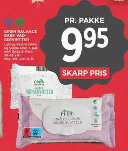 MENY Baby vådservietter tilbud