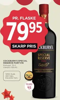 MENY Cockburn's Special Reserve Port tilbud