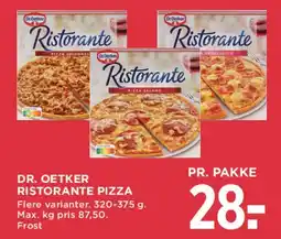 MENY Dr. Oetker Ristorante pizza tilbud