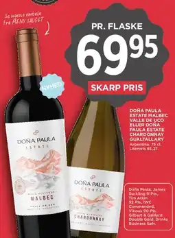 MENY Doña Paula Estate (Malbec & Chardonnay) — anbefalet af MENY Lauget tilbud