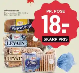 MENY Pågen brød tilbud