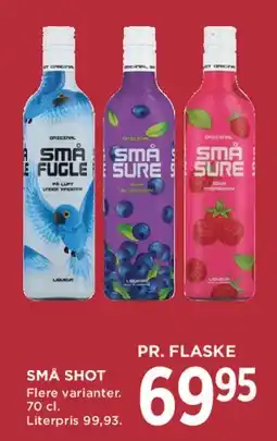MENY Små Shot tilbud