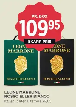 MENY Leone Marrone Rosso eller Bianco (pr. box) tilbud
