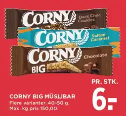 MENY Corny Big müsli bar tilbud