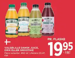 MENY Valsbølle dansk juice, drik eller smoothie tilbud