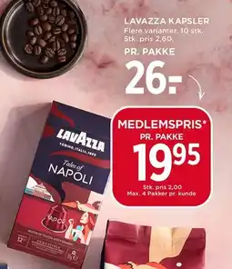 MENY Lavazza Kapsler tilbud