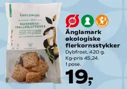 SuperBrugsen Änglamark økologiske grøntsager tilbud