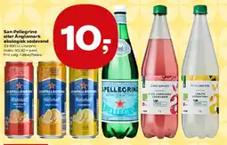 SuperBrugsen San Pellegrino eller Änglamark økologisk sodavand tilbud