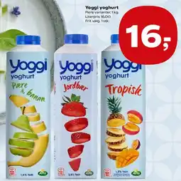 SuperBrugsen Yoggi yoghurt tilbud