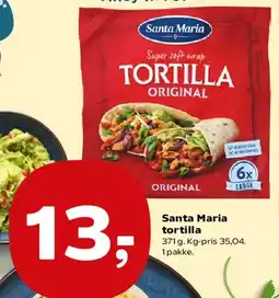 SuperBrugsen Santa Maria tortilla tilbud
