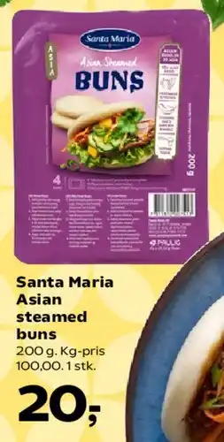 SuperBrugsen Santa Maria Asian steamed buns tilbud