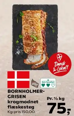 SuperBrugsen Bornholmer-grisen krogmodnet flæskesteg tilbud