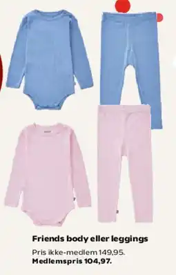 Kvickly Friends body eller leggings tilbud