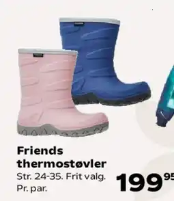 Kvickly Friends thermostøvler tilbud