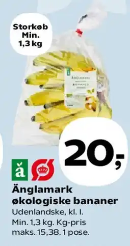 SuperBrugsen Änglamark økologiske bananer tilbud